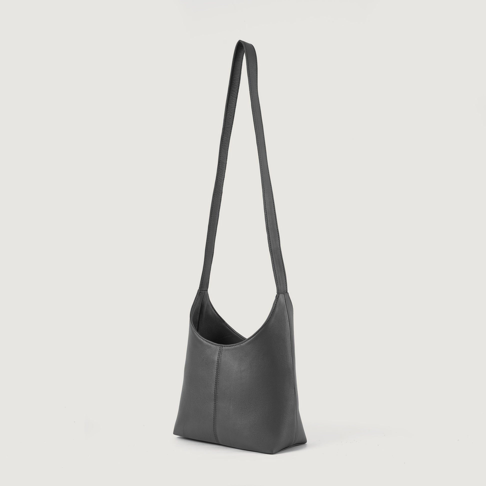 The Stefani Grey Leather