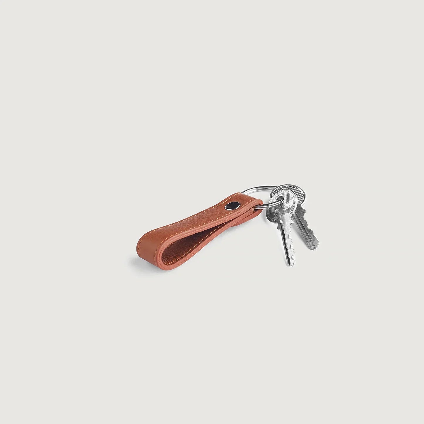 Adkins Brown Leather Keychain G20