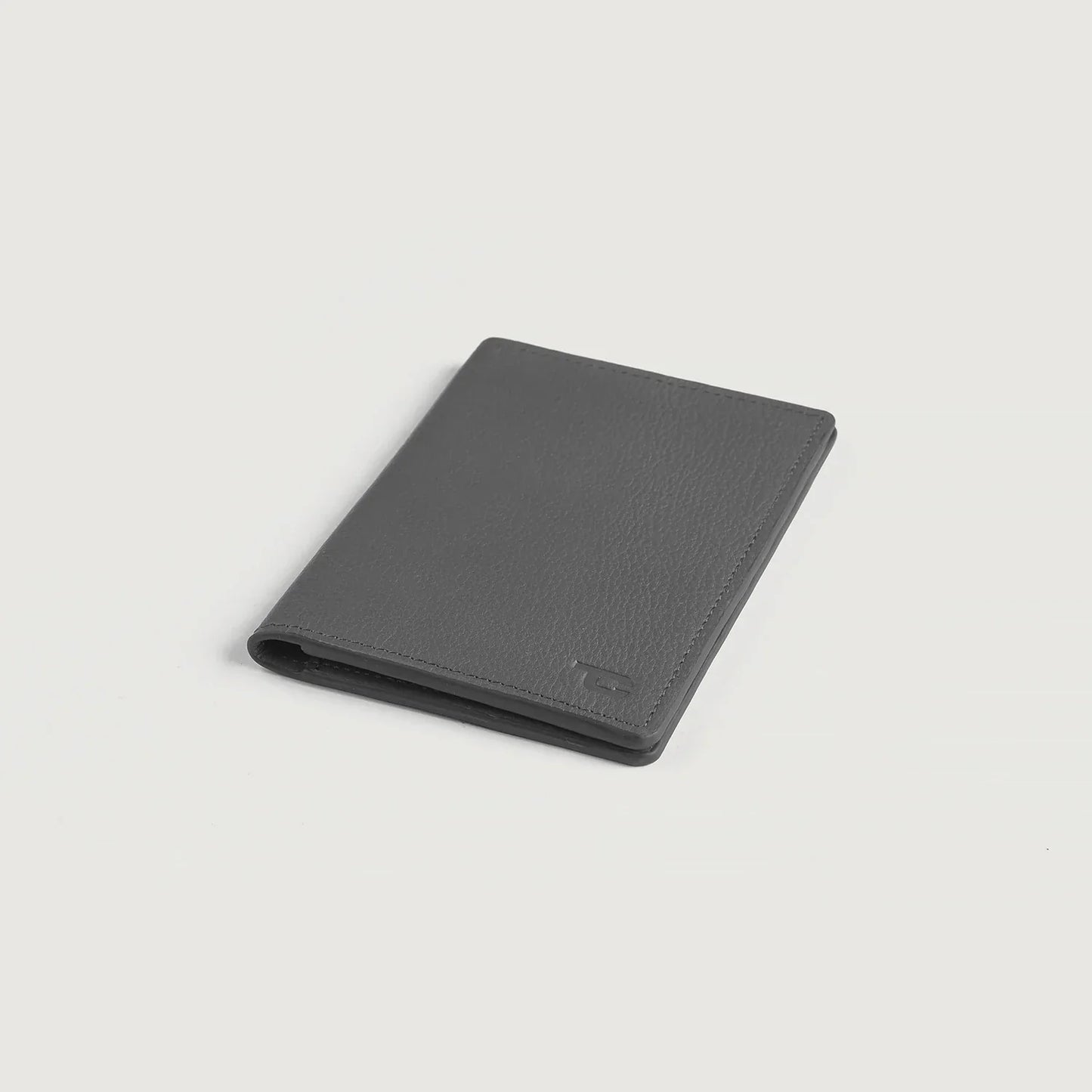 Bernardi Grey Leather Travel Wallet