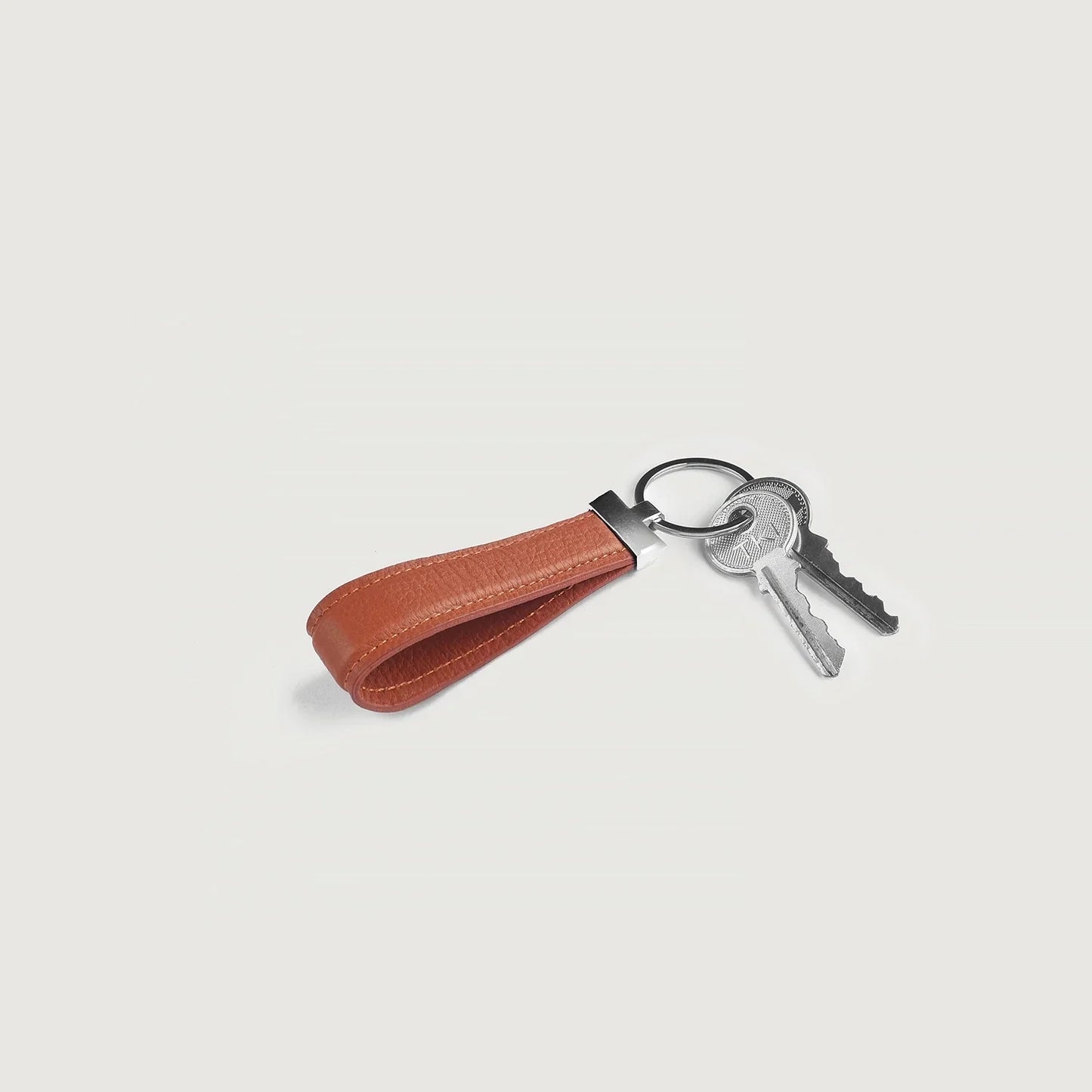 Elroy Brown Leather Keychain
