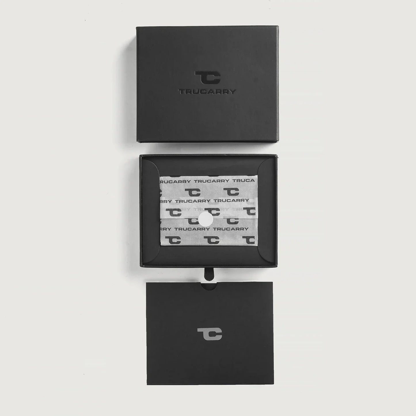 Karl Black Leather Card Holder