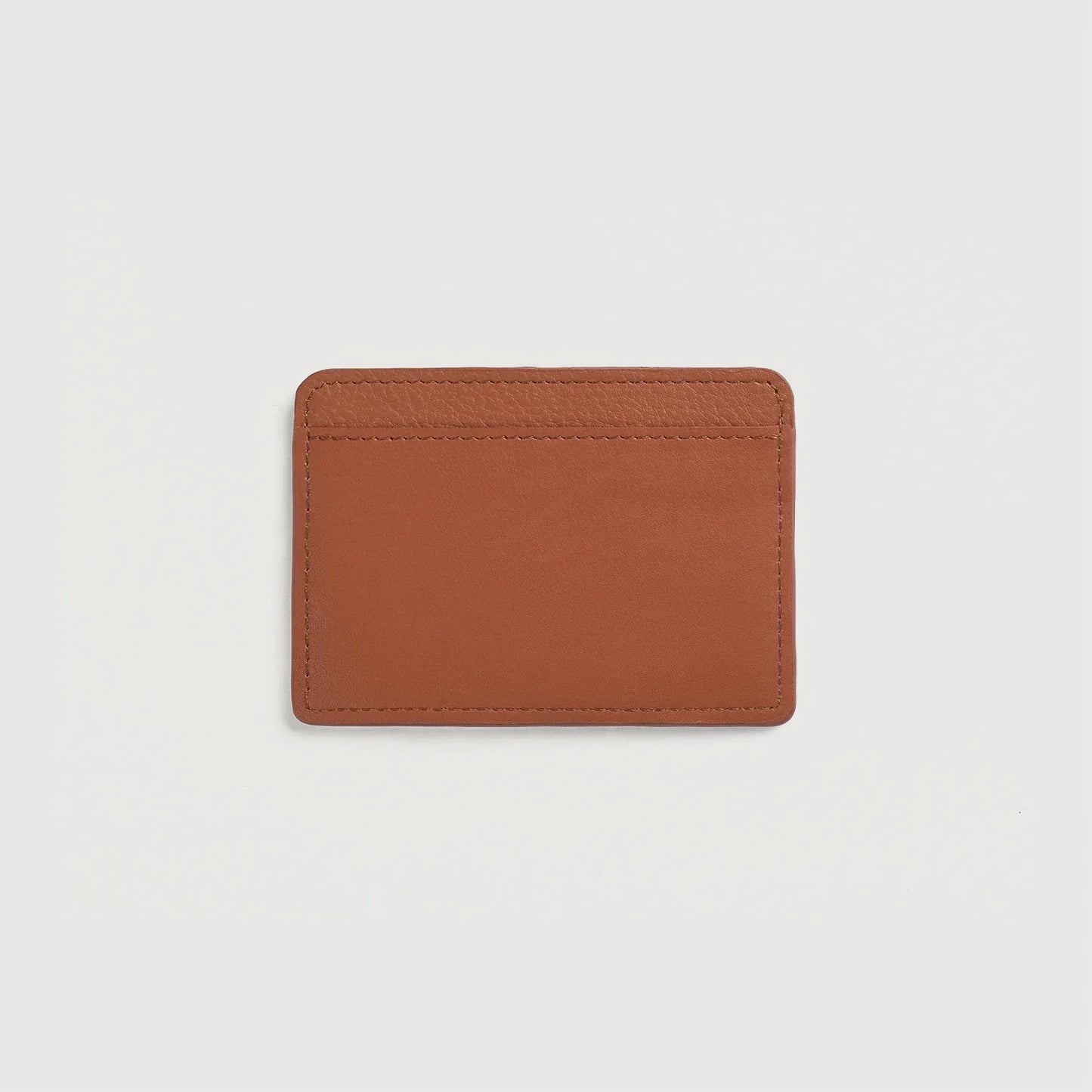 Karl Brown Leather Card Holder