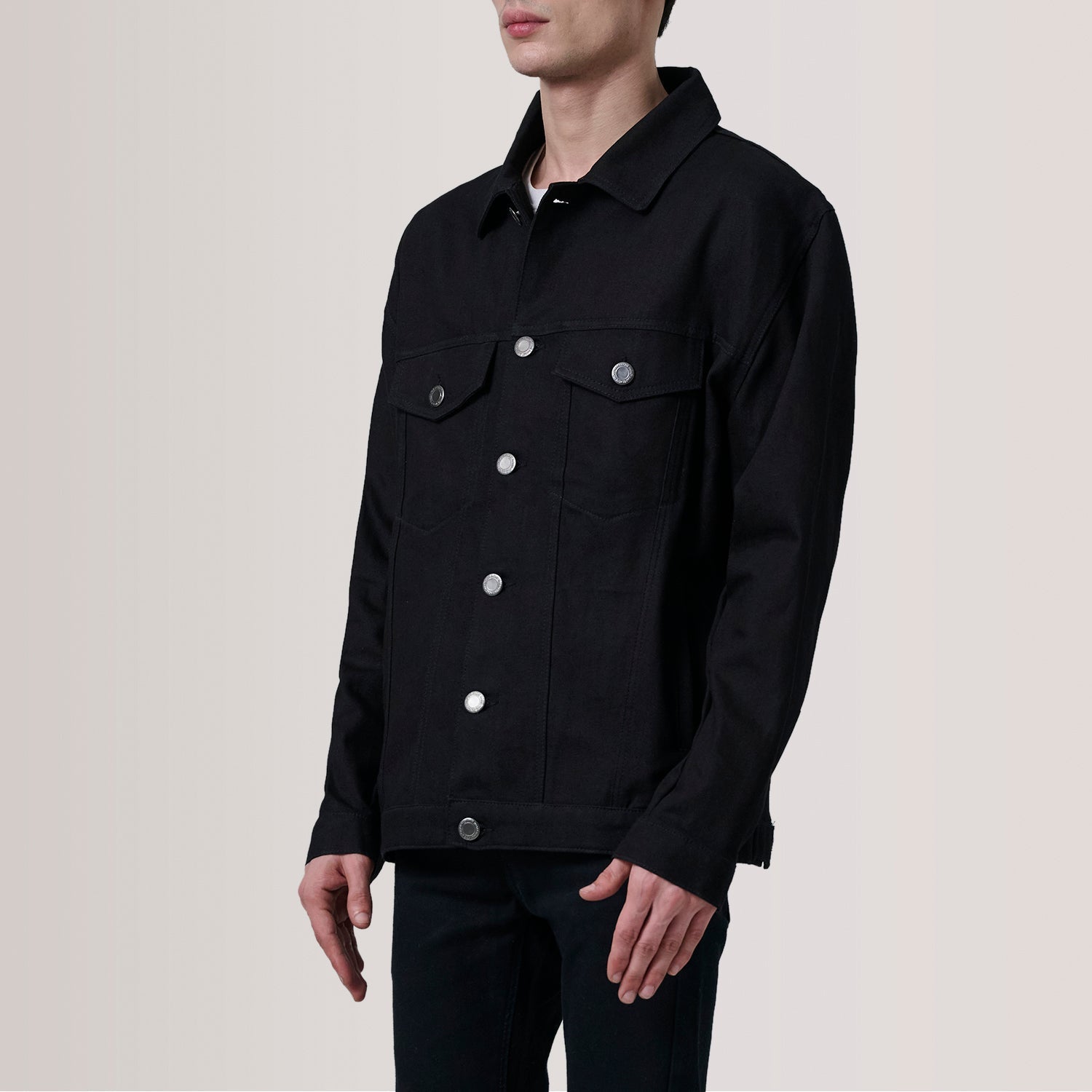 Eddie Black Oversized Denim