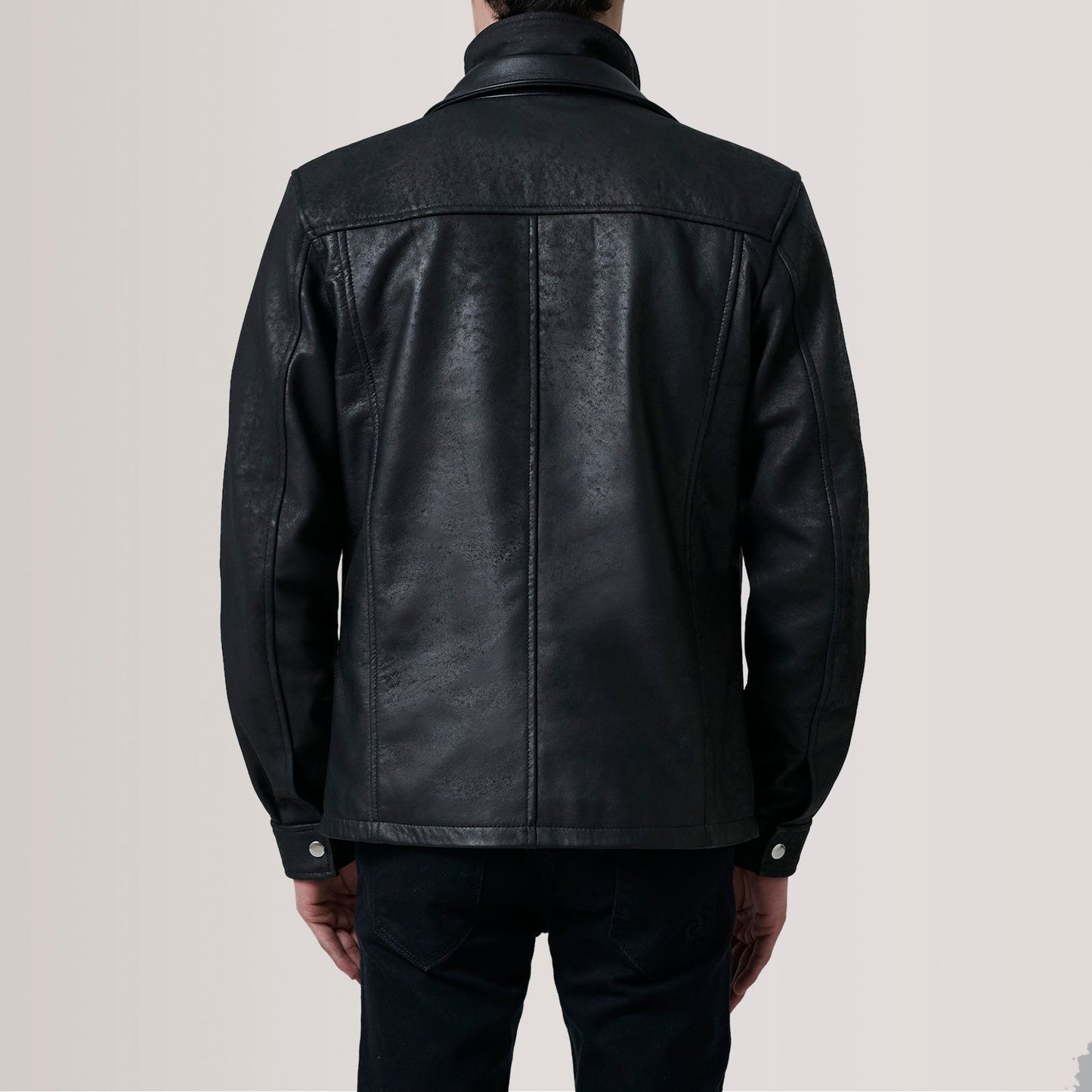 Sean Black Snuffed Classic Jacket SH91