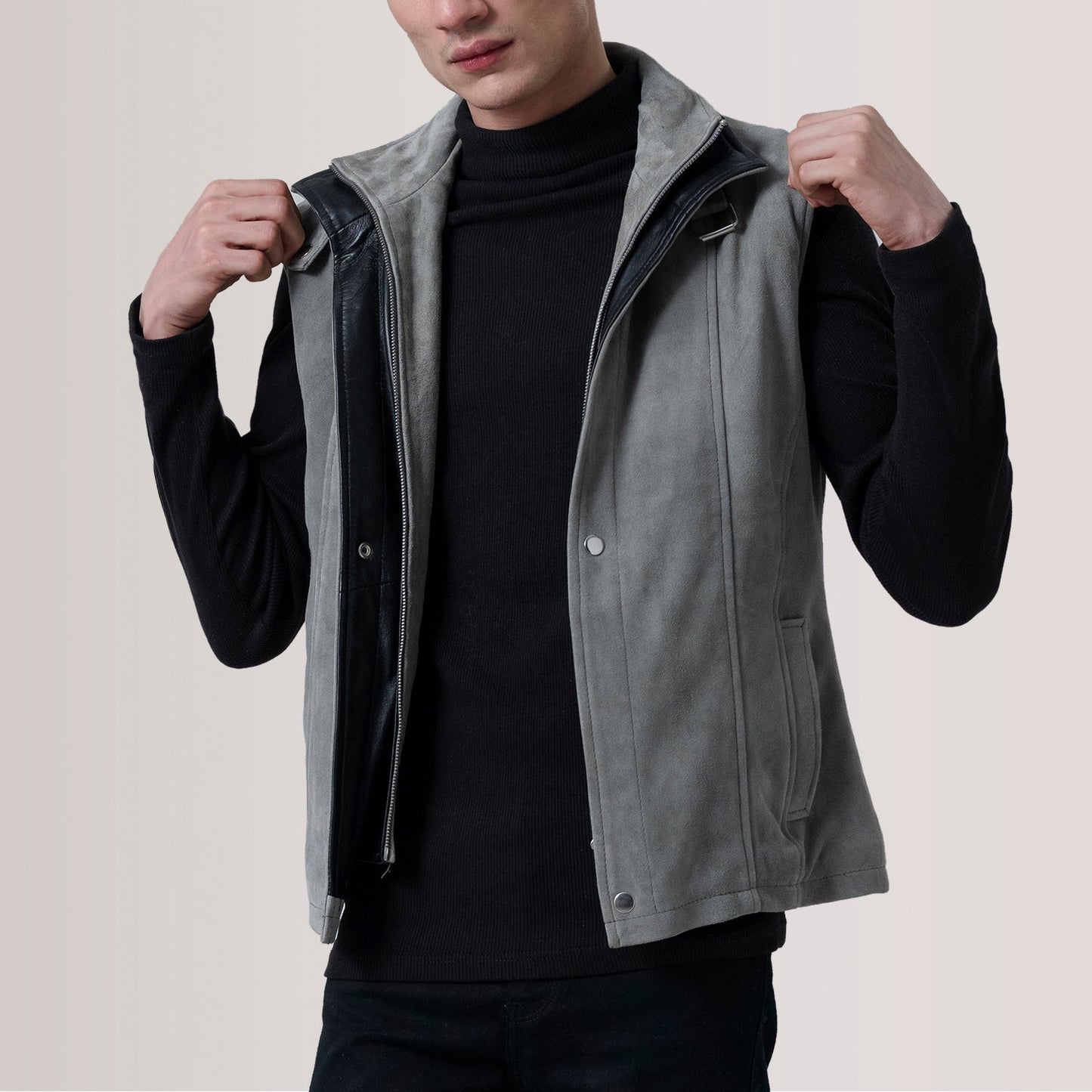 Zane Grey Suede Vest SH09