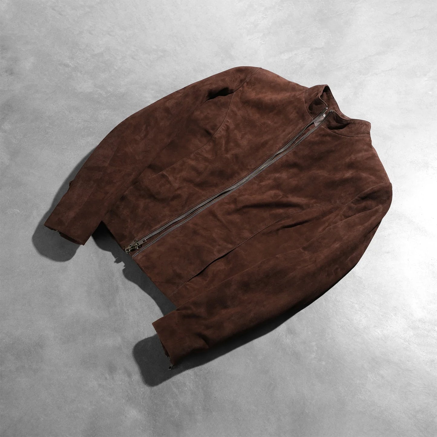 Rumella Mocha Suede Biker Jacket G180