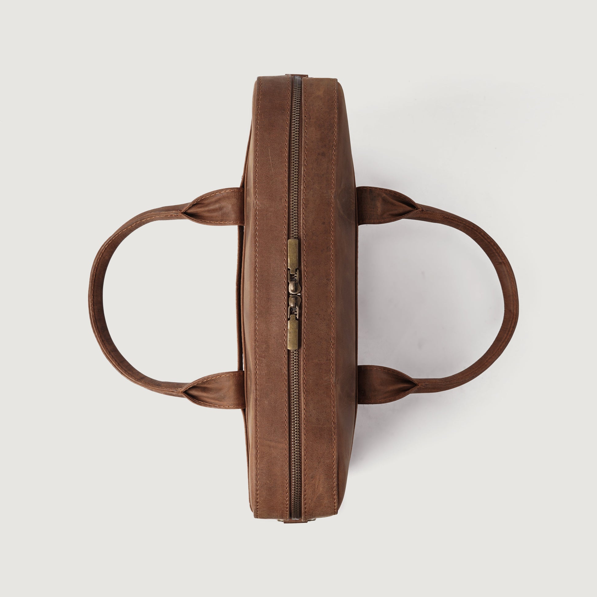 The Captain Vintage Tan Brown Leather 