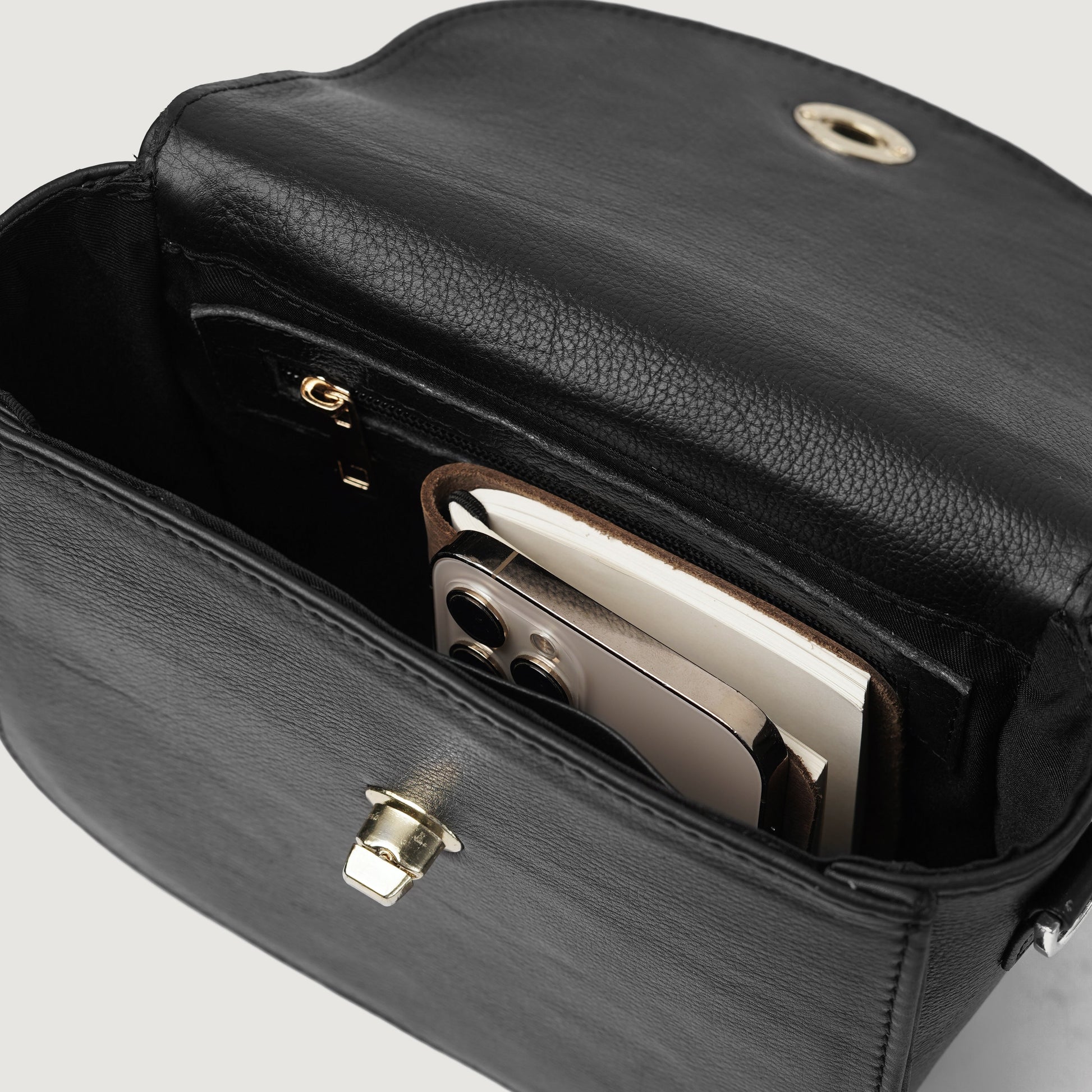 The Sandra Black Leather