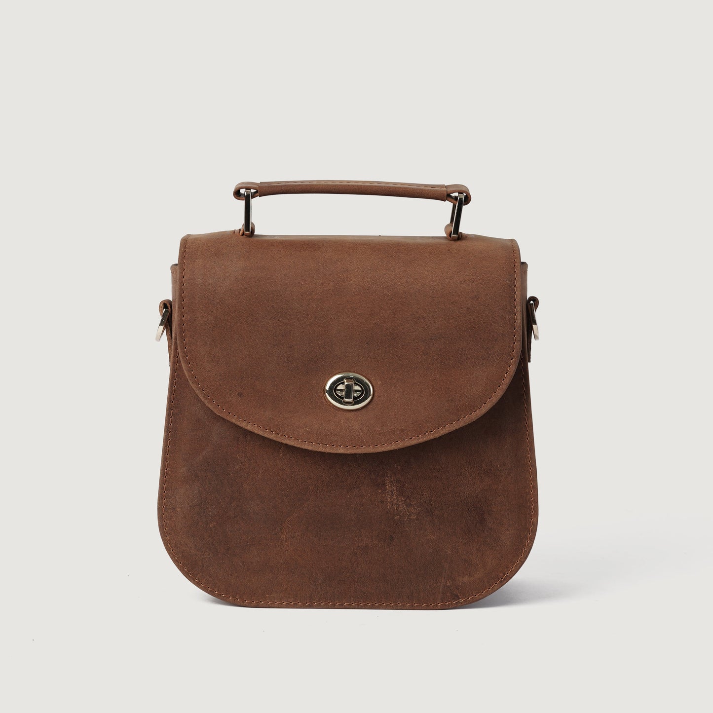 The Sandra Vintage Tan Leather