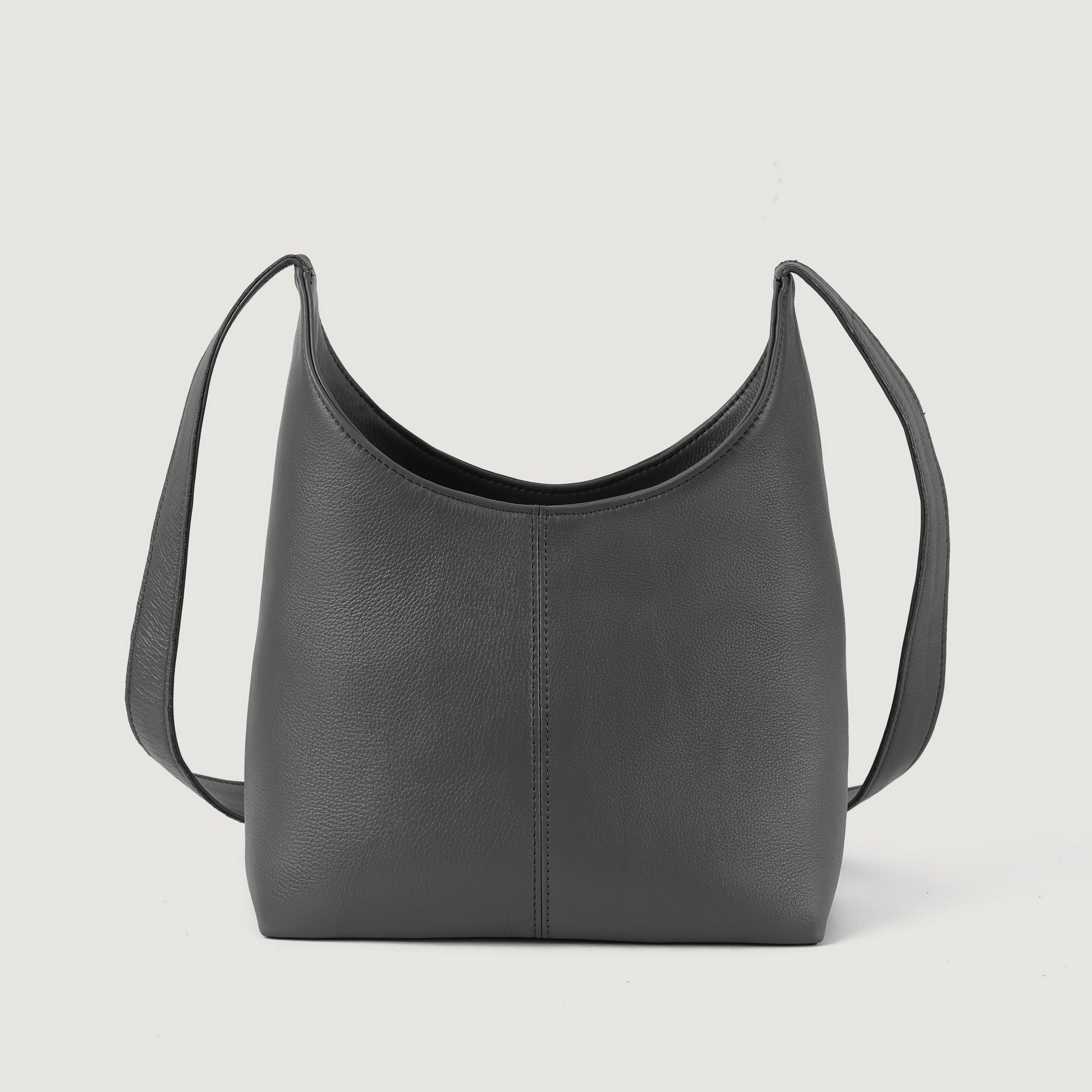 The Stefani Grey Leather