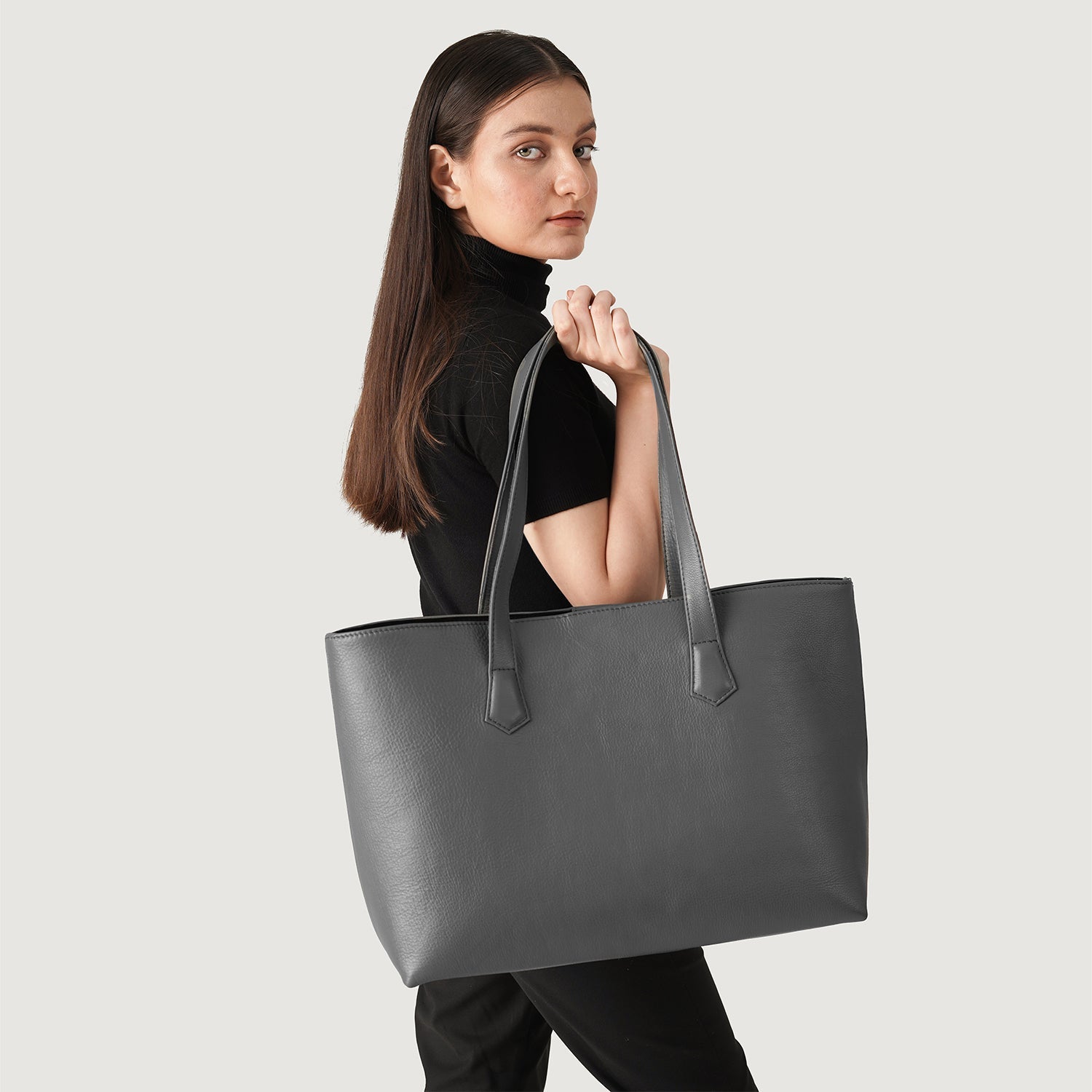 The Bianca Grey Leather 