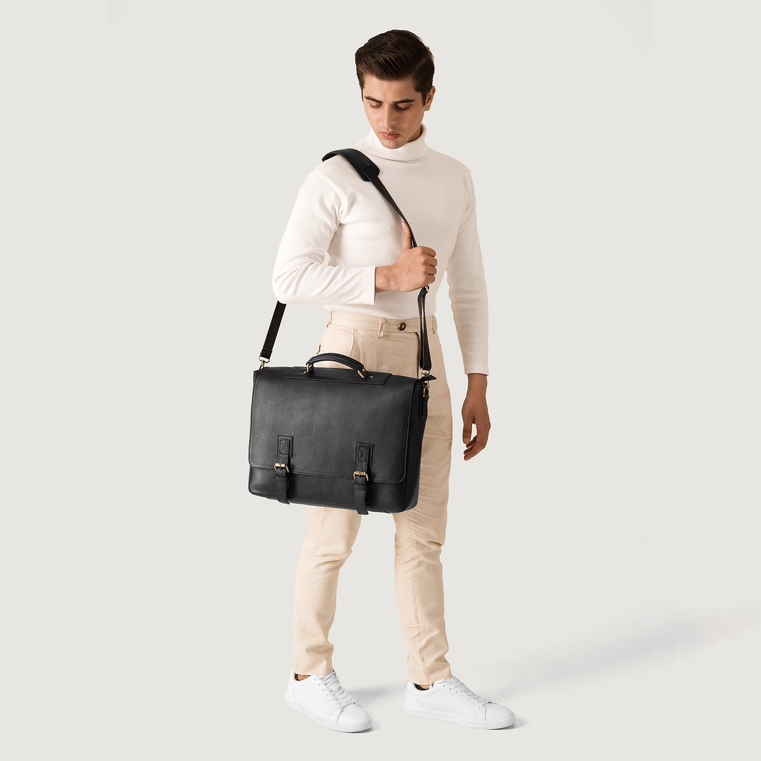 The Cristoph Black Leather