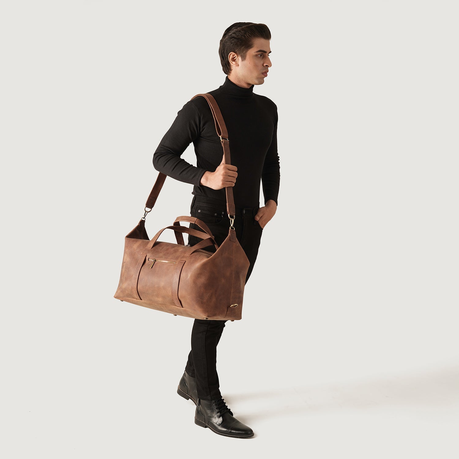 The Dale Vintage Tan Brown Leather