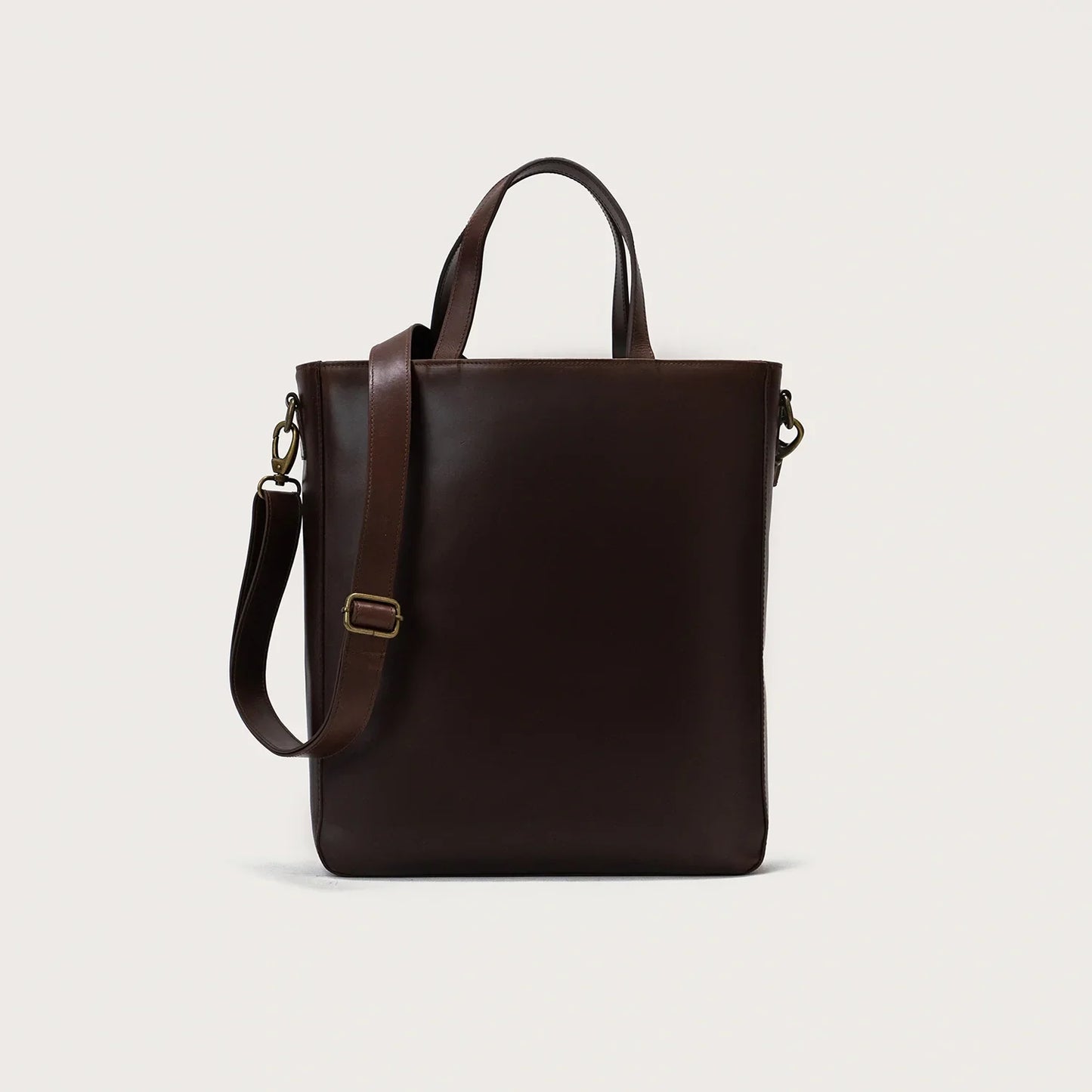 The Poet Vintage Brown Leather Tote Bag