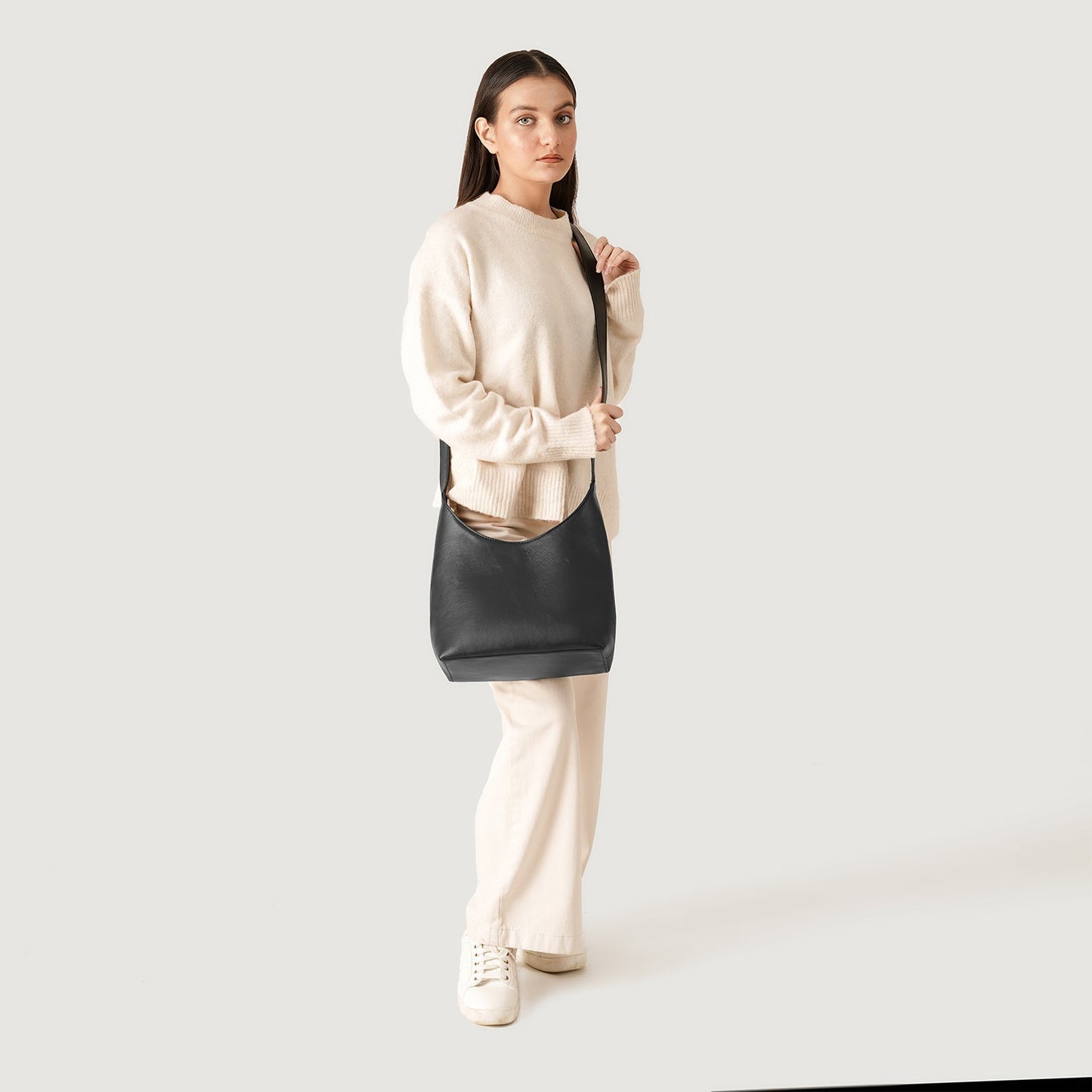 The Stefani Black Leather